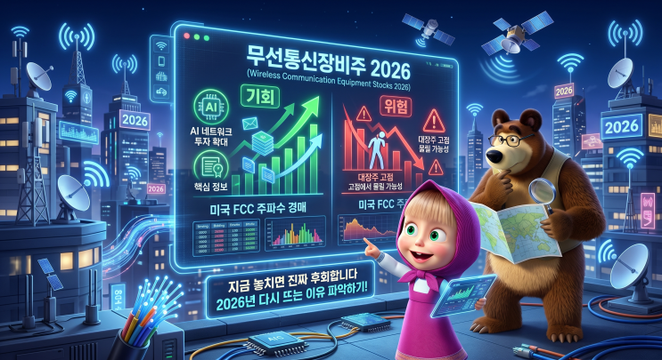  "무선통신장비주 지금 안 담으면 진짜 손해 | 2026 수혜주 TOP7 실전 총정리"