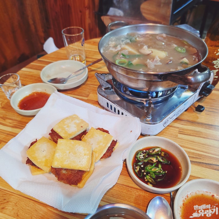 신포시장 대전집 인천 노포 스지탕과 개항로 맥주