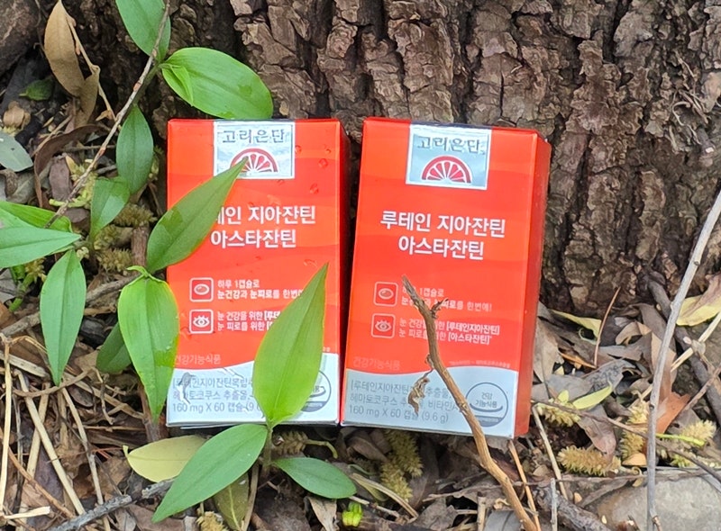 눈건강기능식품 고려은단 루테인 지아잔틴 아스타잔틴