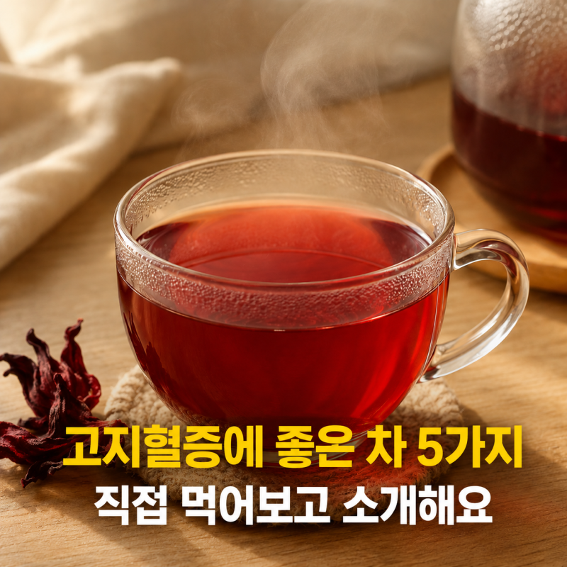 고지혈증에 좋은차 5가지,콜레스테롤 관리에 도움된 후기