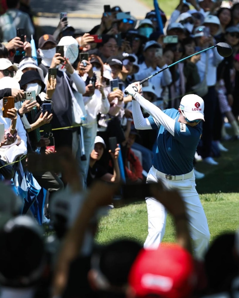 한국에 잠깐 와서 대회에 참가했던 김효주 선수 2026 NH투자증권 레이디스 챔피언십 우승