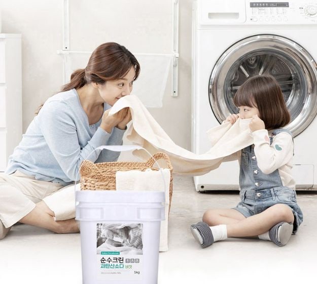 수건 쉰내와 옷 목때 완벽 제거｜살림 필수템 순수크린 과탄산소다 5kg 추천