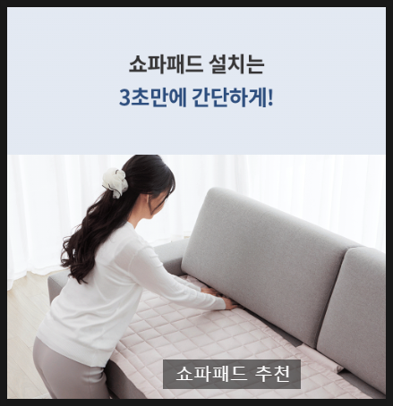 팜데코 돈무브 쇼파패드 3인용 방석 쇼파업그레이드 후기