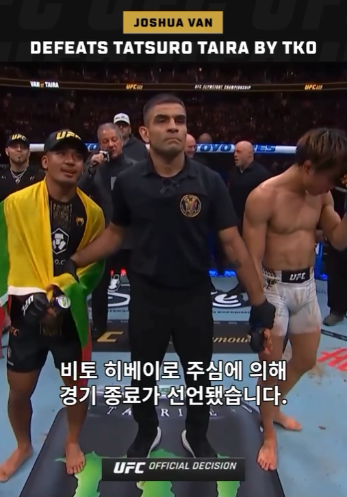 이래도 의심해? 조슈아 반, UFC 328에서 클래스 제대로 증명한 경기