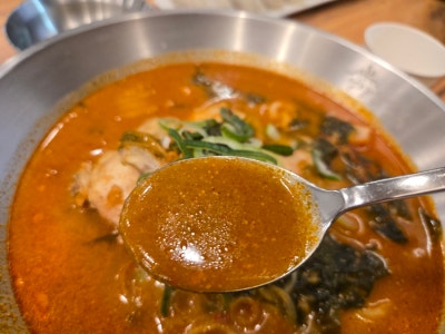 진영맛집 해장으로도 얼큰하게 추천하는 언양닭칼국수 진영점