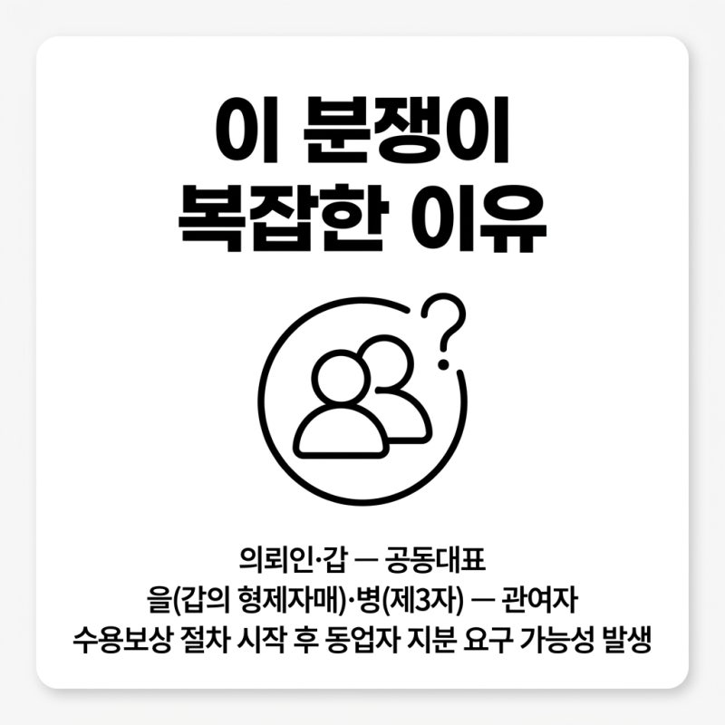 토지수용보상금, 을·병이 '동업자'라 주장하면 위험합니다 관련 이미지 4