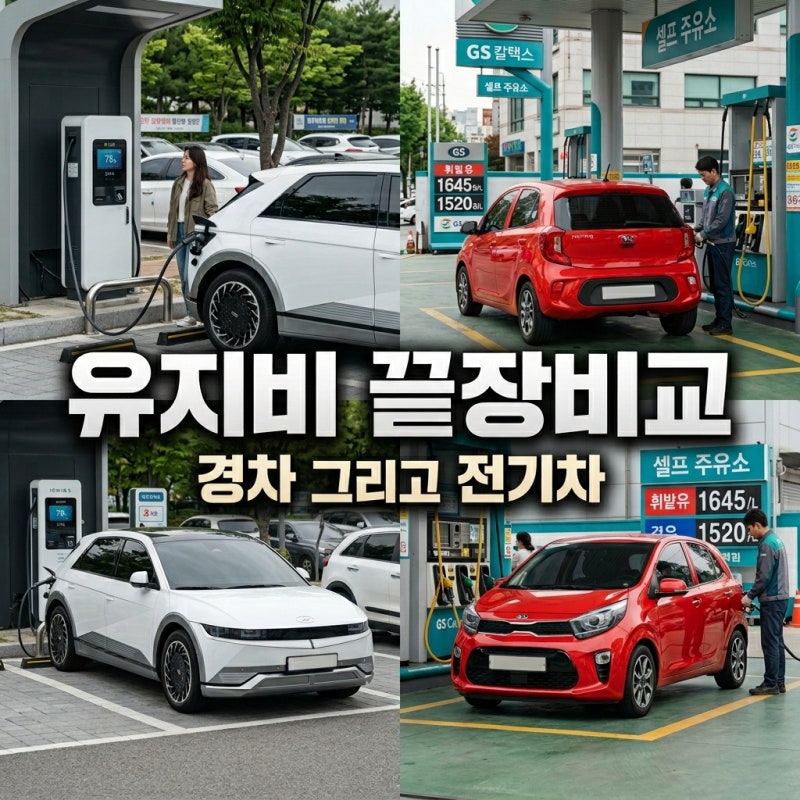 경차 vs 전기차 유지비 비교, 2026년 실구매가와 한 달 고정비 분석