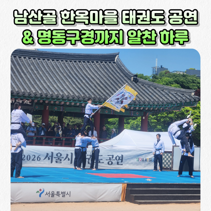  하이남매도 반한 명동 남산골 한옥마을 태권도 공연! 아이와 주말 서울 나들이 추천