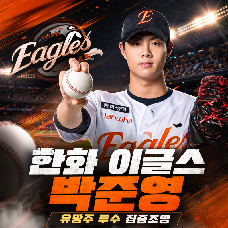 불꽃 준영 한화 이글스 박준영 , 육성선수에서 1군 선발 카드로 떠오른 사이드암 유망주 ⚾