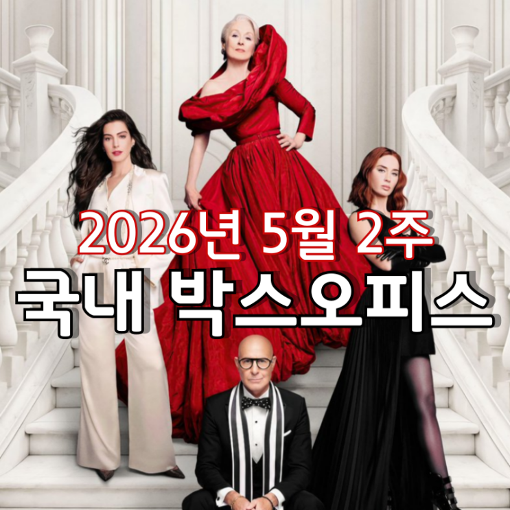  [2026년 5월 2주 국내 박스오피스] '악마는 프라다를 입는다 2' 개봉 2주 차 1위로 역주행