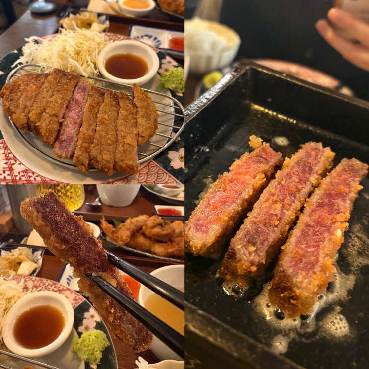  판교 아브뉴프랑 맛집 이치규:) 살살녹는 규카츠 채끝살 후기