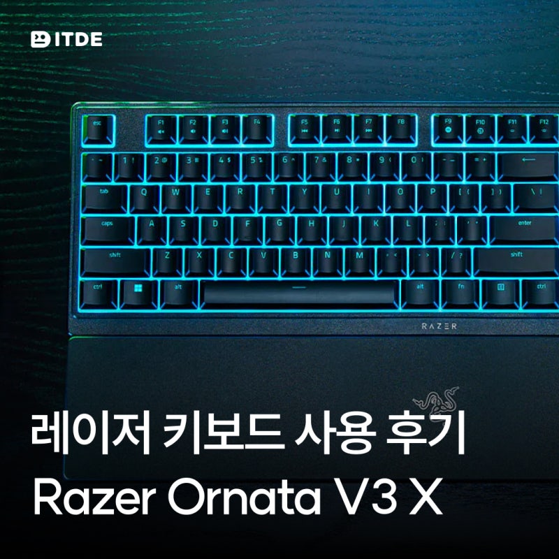 레이저 키보드 사용후기 Razer Ornata V3 X