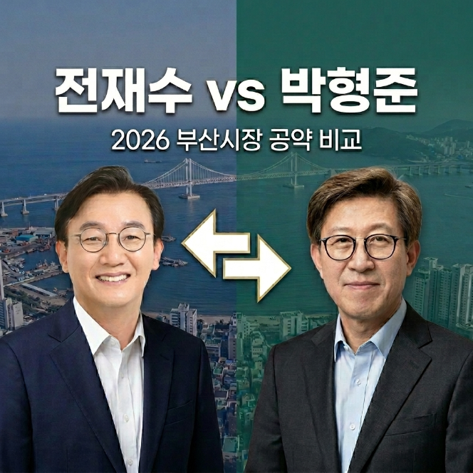 부산시장 후보 공약 비교 6.3지방선거, 박형준 vs 전재수 핵심 차이점 5가지