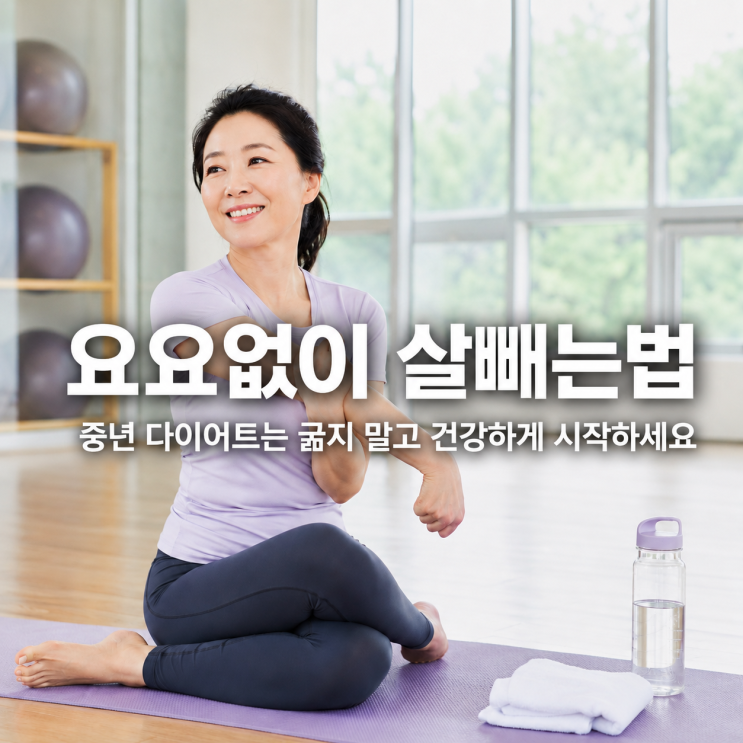  요요없이 살빼는법｜중년 다이어트는 굶지 말고 건강하게 시작하세요