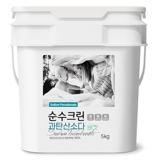 순수크린 과탄산소다 버킷 대용량 1등급원료 산소계표백제