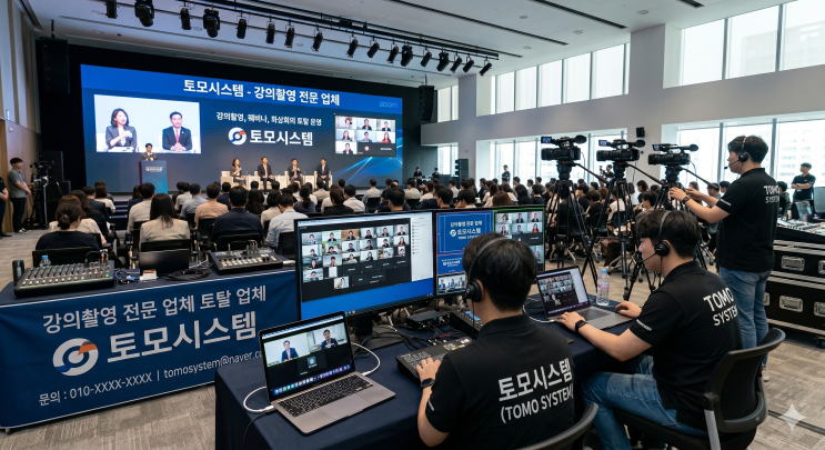  강의촬영업체 비대면 온라인 교육 동영상제작 유튜브송출 줌회의 운영 회사
