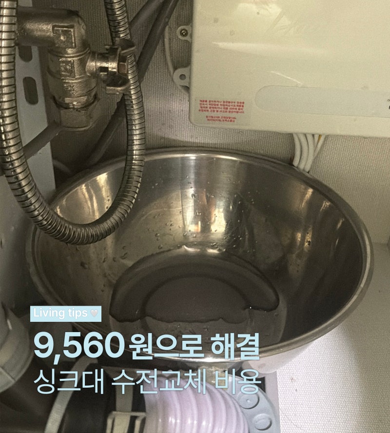 싱크대 수전교체 비용 주방 수전 호스 셀프 교체 방법 후기