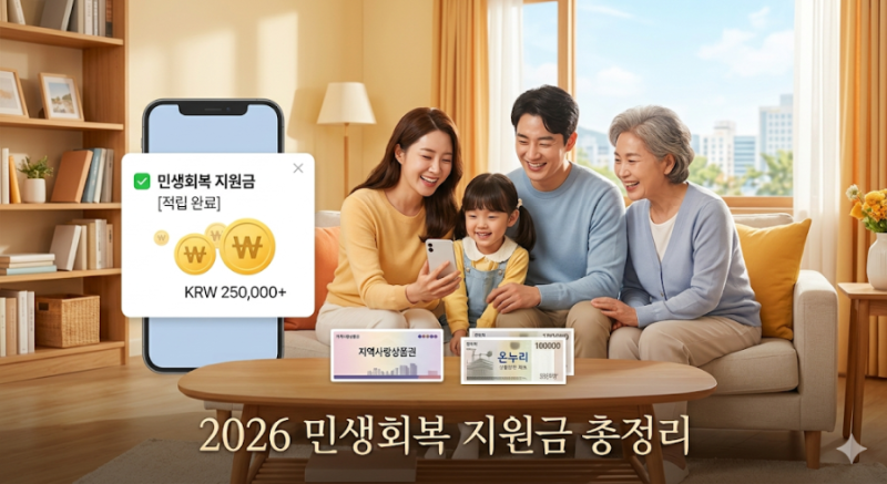 2026 민생회복 지원금 2차 신청 가이드 / 대상자 확인 및 지역사랑상품권 사용 꿀팁