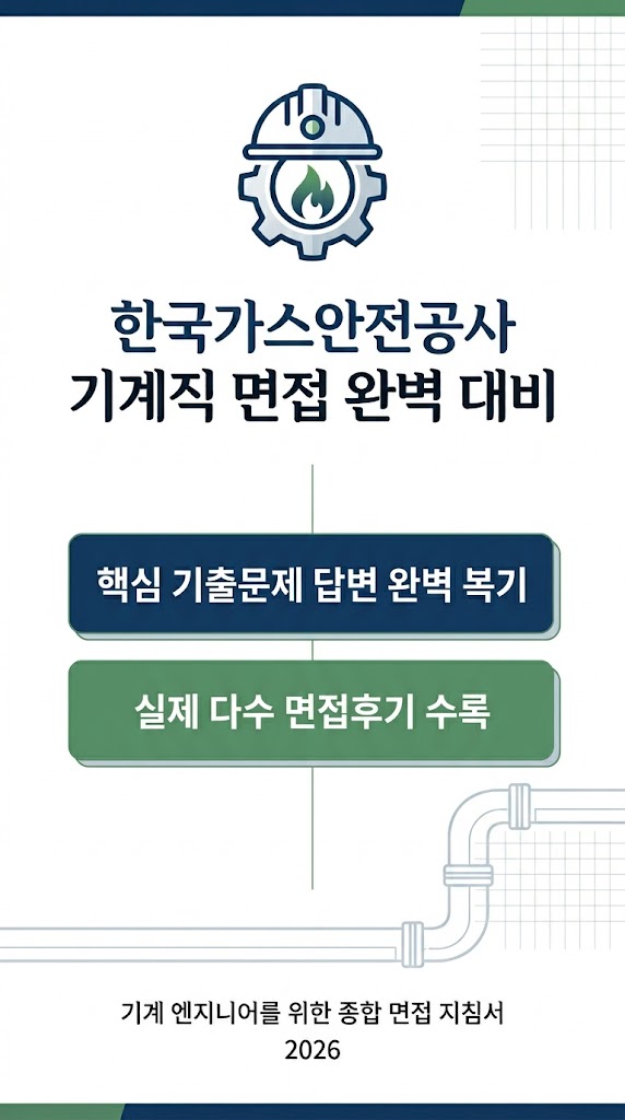  한국가스안전공사 기계직(검사,점검) 면접후기 6명, 실제 기출 질문은 이렇게 나왔습니다