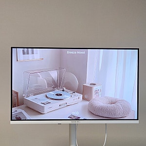스탠드 TV 와이드 뷰 삼탠바이미 ㅣ 가성비 좋은 이동식 스마트 TV 추천 ㅣ 중소바이미 만족 ....