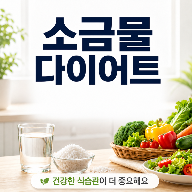  소금물 다이어트 괜찮을까｜디톡스처럼 보이지만 주의해야 할 이유