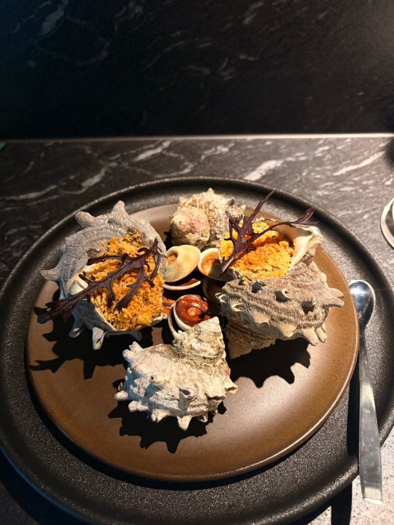 제주 공항 근처 맛집 몽돌 성게파스타 뿔소라요리