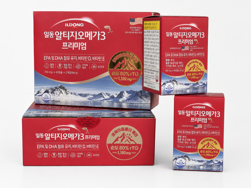 일동알티지오메가3 추천 고순도 원료로 꼼꼼하게