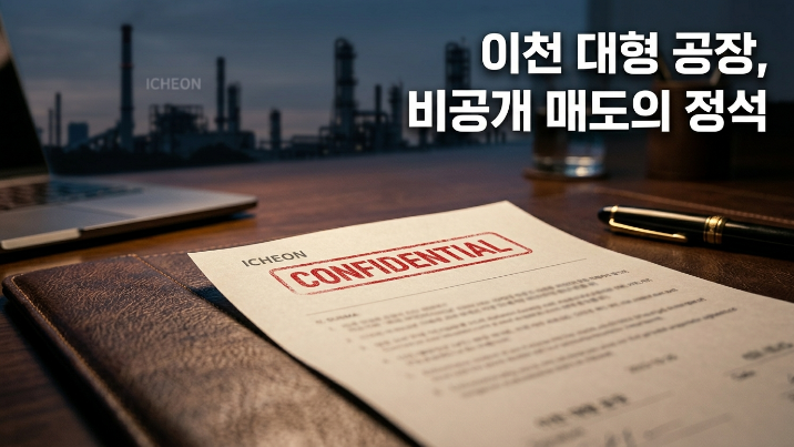  이천 대형 공장, 소문 없이 ‘제값’에 파는 3단계 매뉴얼(비공개 매도 전략 핵심 정리)