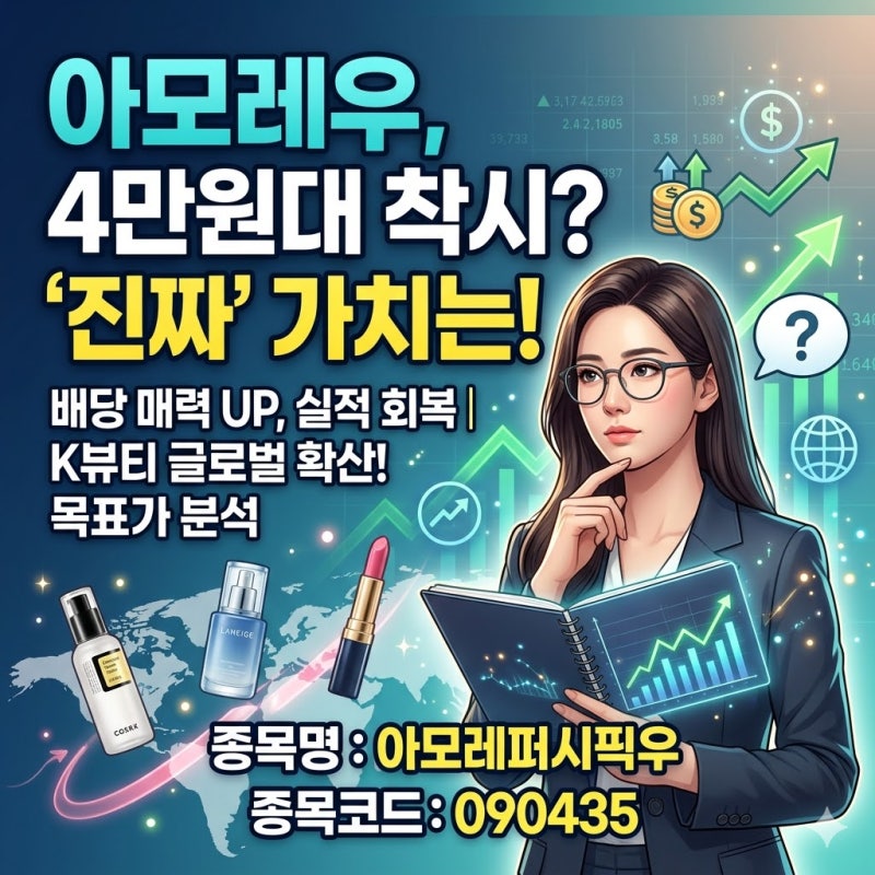 아모레퍼시픽우 주가 흐름과 전망