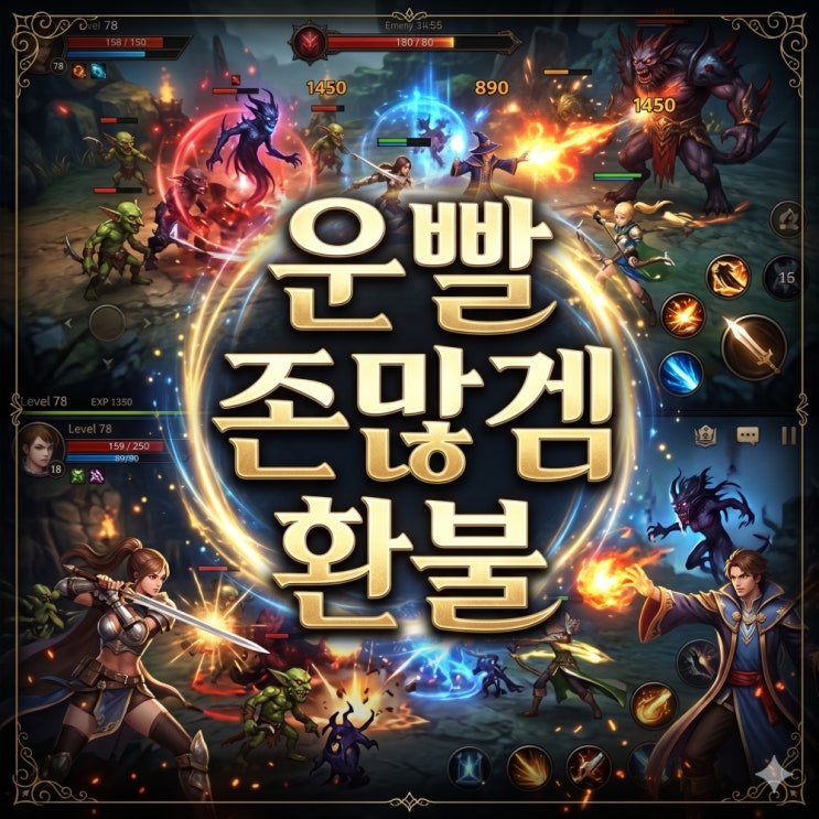 운빨존많겜 환불 구글 및 애플 스토어 진행 절차 총정리