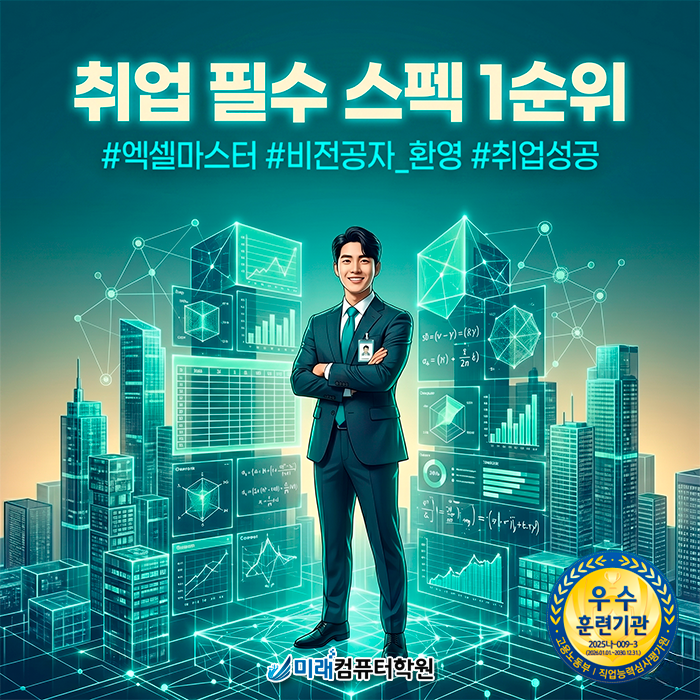  [부산/김해] 컴퓨터활용능력학원 | 국비지원 혜택으로 컴활 2급 자격증 단기 완성하는 법