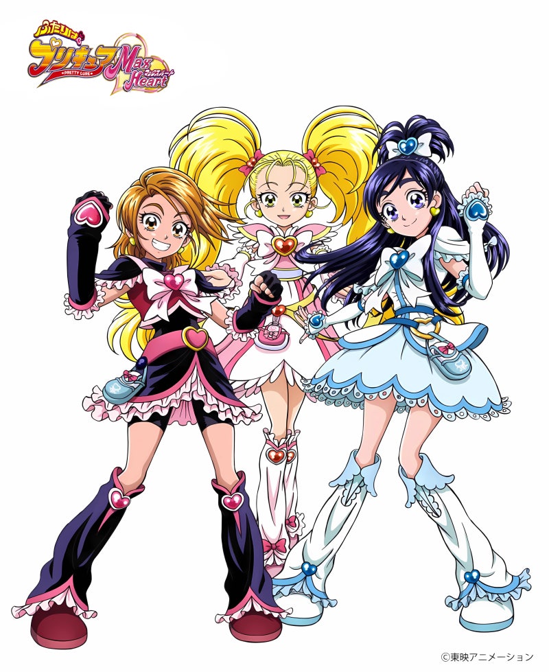 プリキュア：キュアブラック、キュアホワイト、シャイニールミナス（美墨なぎさ、雪城ほのか、九条ひかり）