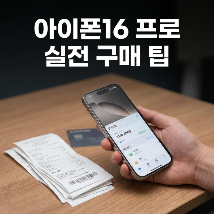  아이폰16 프로 가격 줄이는 방법 구매 경험 정리