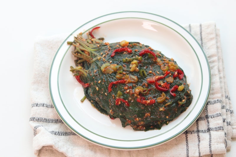 된장 깻잎장아찌 짜지 않은 된장 깻잎지 만드는 법