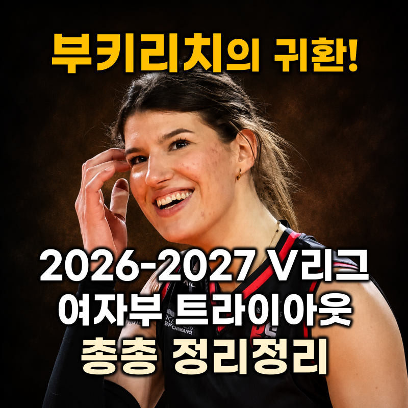 2026 V리그 여자배구 외국인 드래프트 결과 총정리 (반야 부키리치 정관장 귀환, 흥국생명 옌....