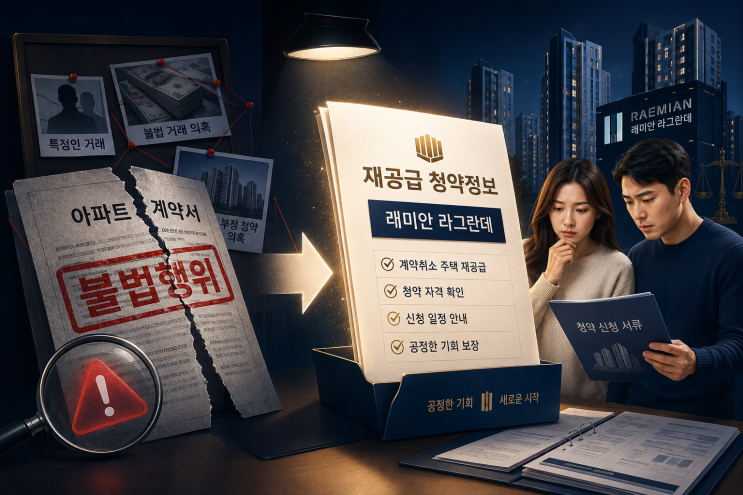  2026 래미안 라그란데 불법행위재공급 | 55타입·74C타입 분양가·청약 자격 완벽 가이드