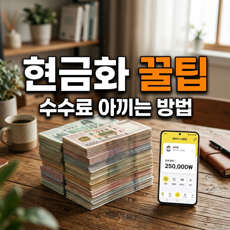 국민관광상품권매입 현금화 방법, 의외로 놓치기 쉬운 수수료 꿀팁