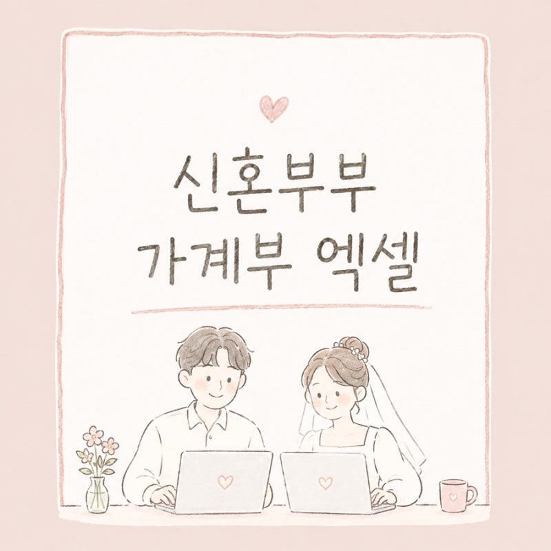 신혼부부 결혼 가계부 엑셀 구글시트로 쉽게 De-ily Studio 웨딩플래너