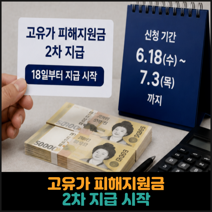  고유가 피해지원금 2차 지급 시작