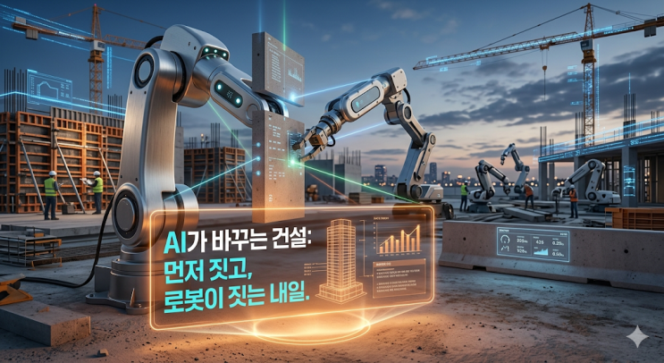 AI와 로봇이 짓는 내일, 건설산업의 재탄생을 지켜보며