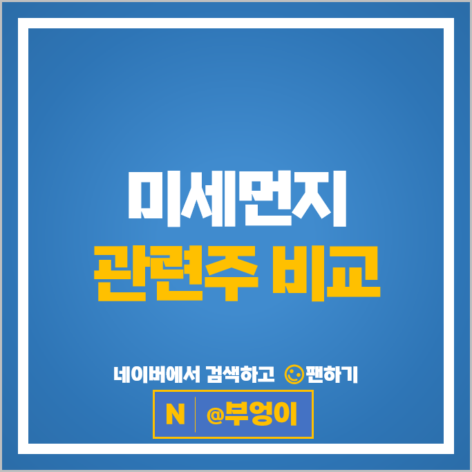 환경 미세먼지 관련주 JW중외제약 옵투스제약 케스피온 등