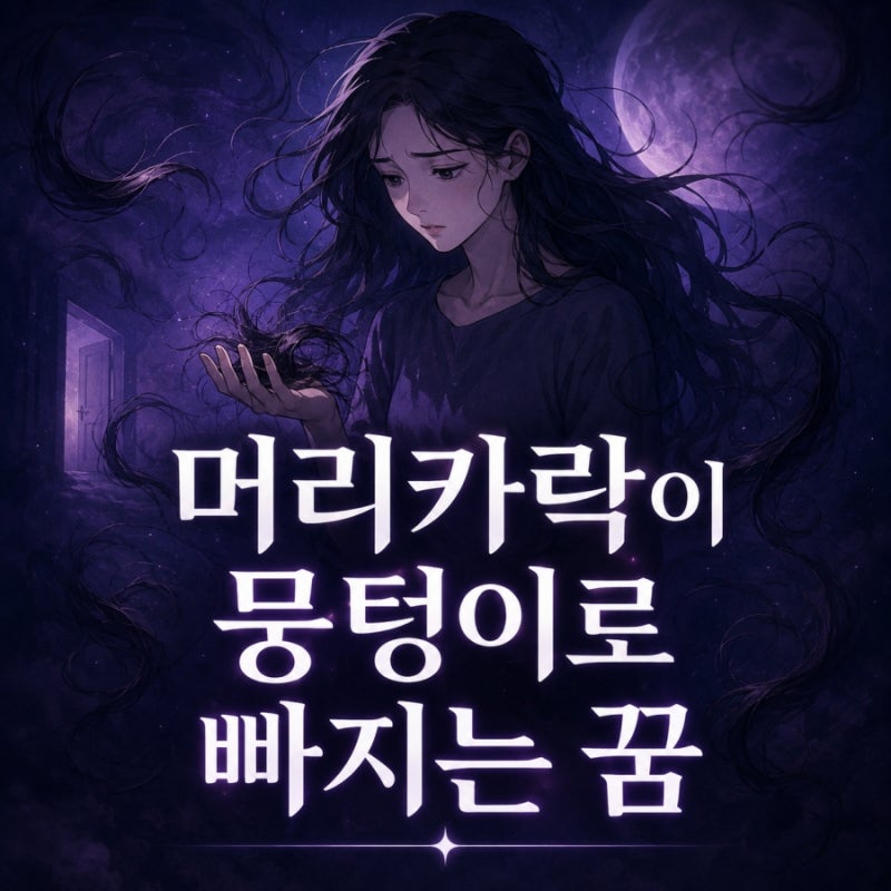 머리카락이 뭉텅이로 빠지는 꿈, 몸이 보내는 신호일 수 있다