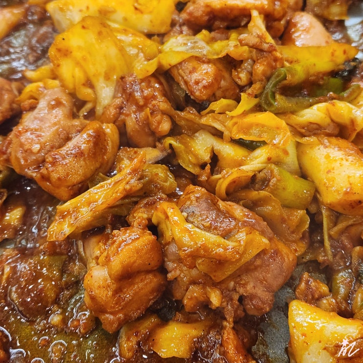  내돈내산 [마곡] 통나무집 닭갈비 - 웨이팅 하는 춘천 닭갈비 맛집