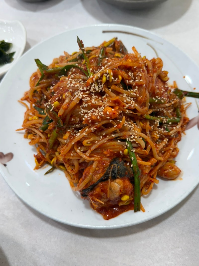 여수 아구찜 맛집 여정식당 현지인 추천 맛집 아기의자