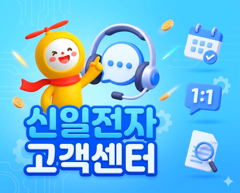 신일전자 AS 고객센터 상담원 연결 및 챗봇 이용방법