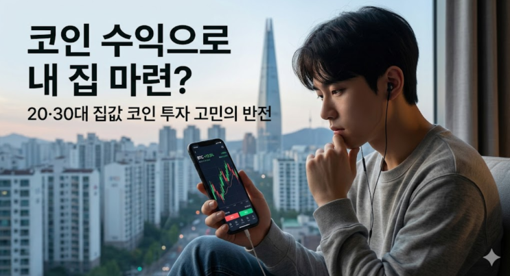  코인 수익으로 내 집 마련? 20·30대 집값 코인 투자 고민의 반전