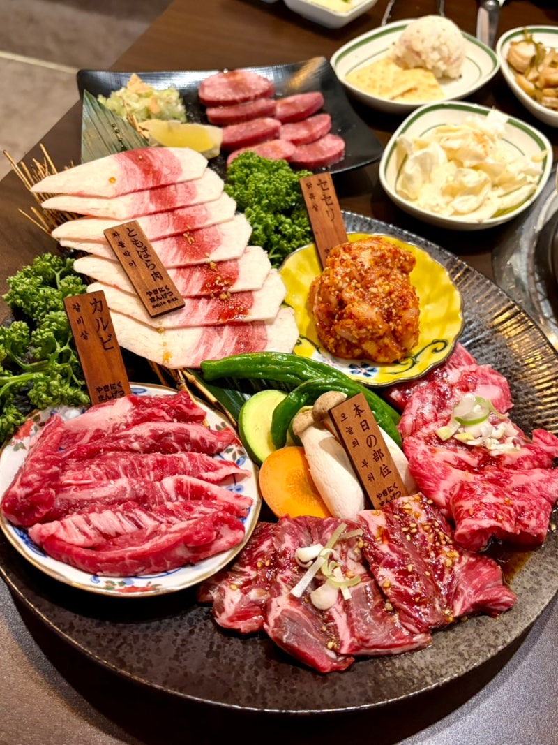 울산 삼산동 맛집 야끼니꾸 만게츠 일본 감성 고깃집 콜키지프리