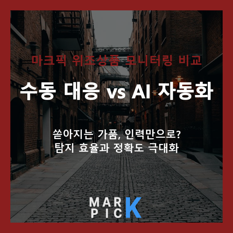  위조상품 모니터링, 수동 대응과 AI 자동화 비교 분석