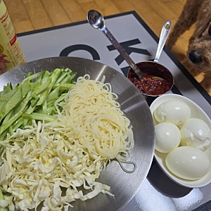 [다이어트 레시피] 다이어트 비빔면 / 스위치온 비빔면...? / 저당 비빔면