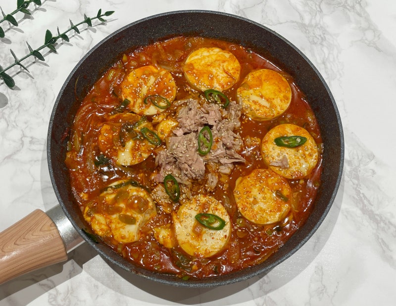 순두부 참치 짜글이 레시피｜밥 두 공기 순삭되는 초간단 순두부요리
